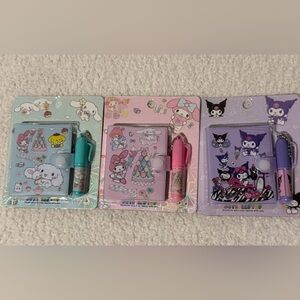 Cute Character Notebooks with Pens Set